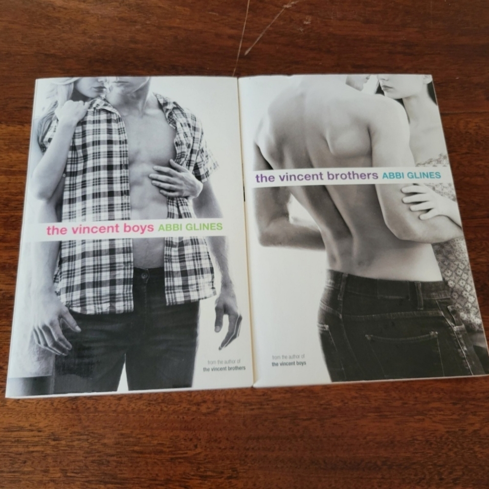The Vincent Boys and the Vincent Brothers by Abbi Glines Romance Books SIGNED